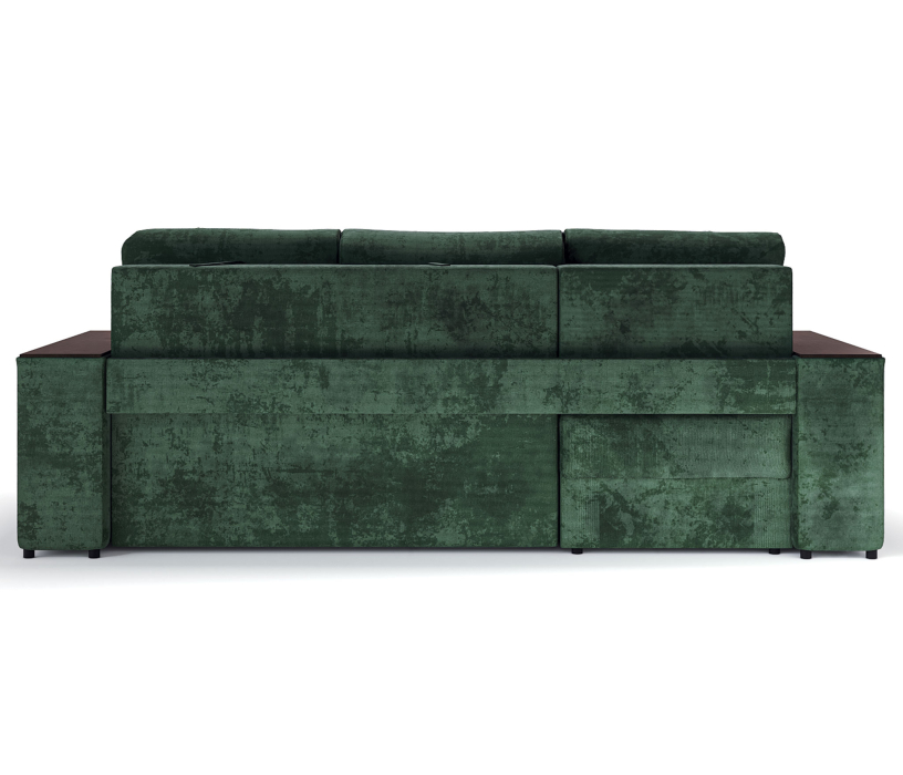 Диваны угловые в гостиную, Угловой диван-кровать Лас-Вегас левый, шенилл