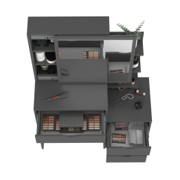 Столик туалетный трюмо Гранд Кволити 4-25911