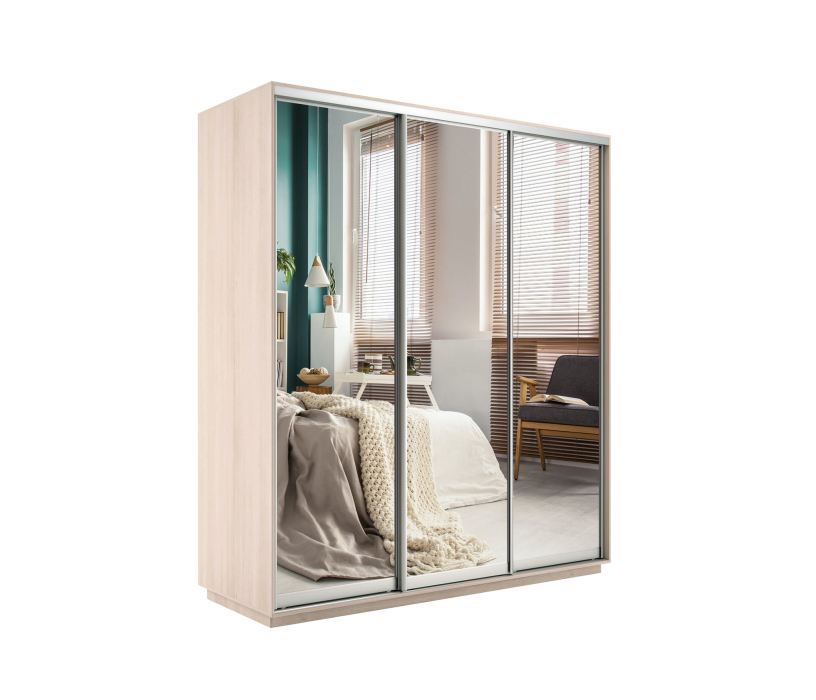 Шкафы-купе, Шкаф-купе Экспресс Экспенс трио 2200 x 1800 x 600