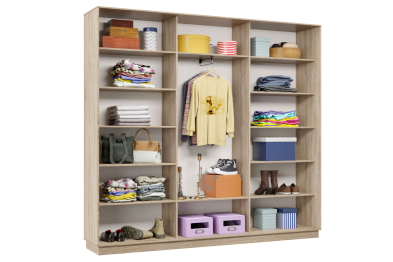 Шкаф-купе Премьер Лайт 61 (11;08;11) трехдверный