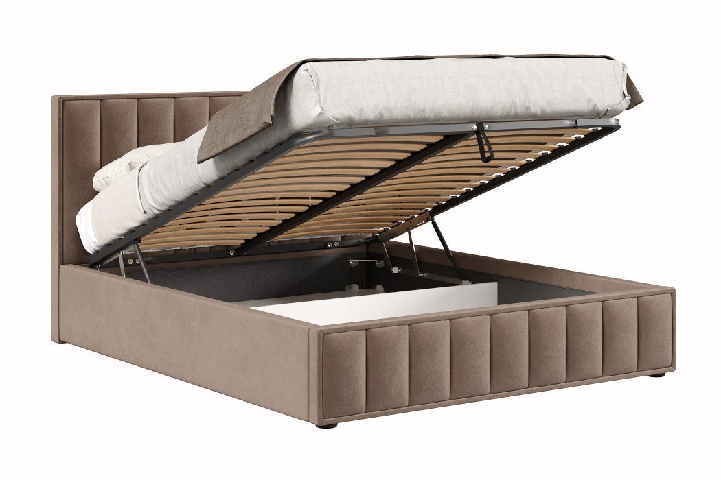 Мягкая кровать, Кровать Анкона 1600 с подъёмным механизмом