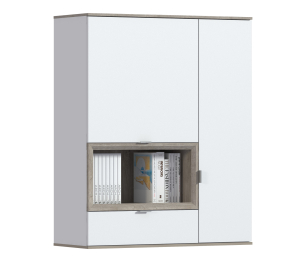 Комод NAGOS СБ-3033 Белый Бриллиант,Дуб Риббек/Белый Бриллиант