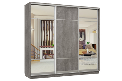 Шкаф-купе Премьер Лайт 57 (11;08;11) трехдверный