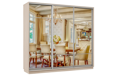 Шкаф-купе Премьер Лайт 59 (11;11;11) трехдверный