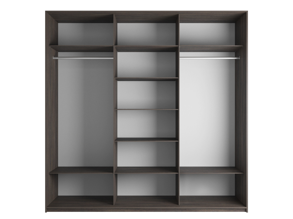 Шкафы-купе 3-х дверные, Шкаф-купе Эста Зеркало+Зеркало+Зеркало 270х66х240