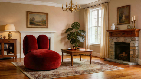 Кресло Реббит, Базовые ткани, Velutto Soft