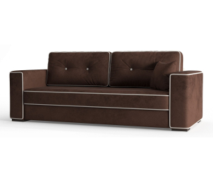 Диван-кровать Принстон, независимый пружинный блок, велюр