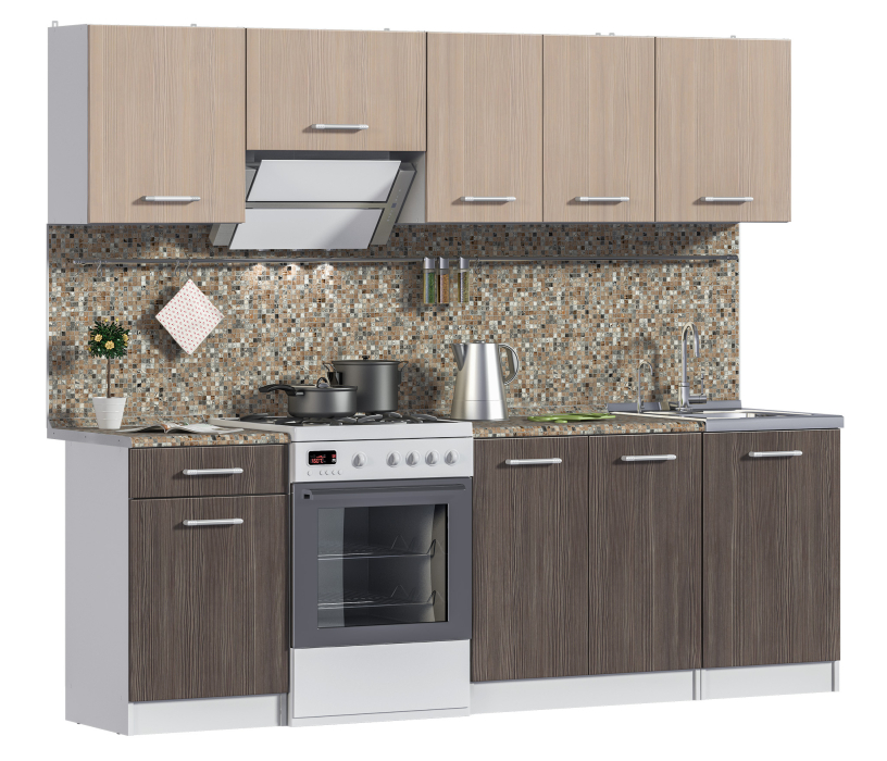 Кухонные гарнитуры, Кухня Виктория СБ-240/1 2,4 м