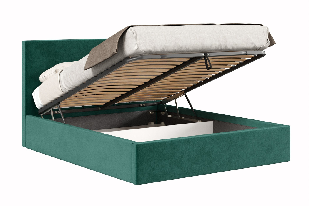 Мягкая кровать, Кровать Парма 1600 с подъёмным механизмом