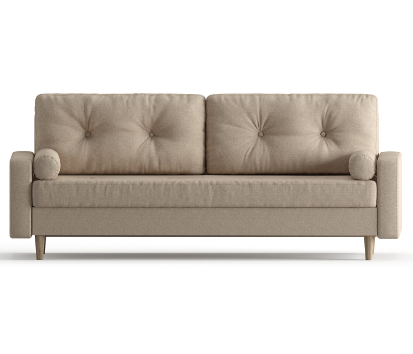 Диваны с ящиком для белья, Диван-кровать Belfast, независимый пружинный блок, рогожка