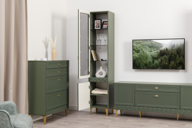 Шкаф витрина Марион 16.397.01