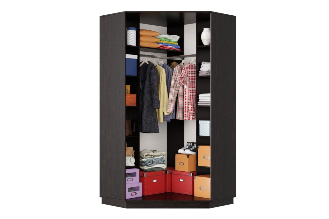 Шкафы-купе, Угловой шкаф-купе Премьер 71 Венге