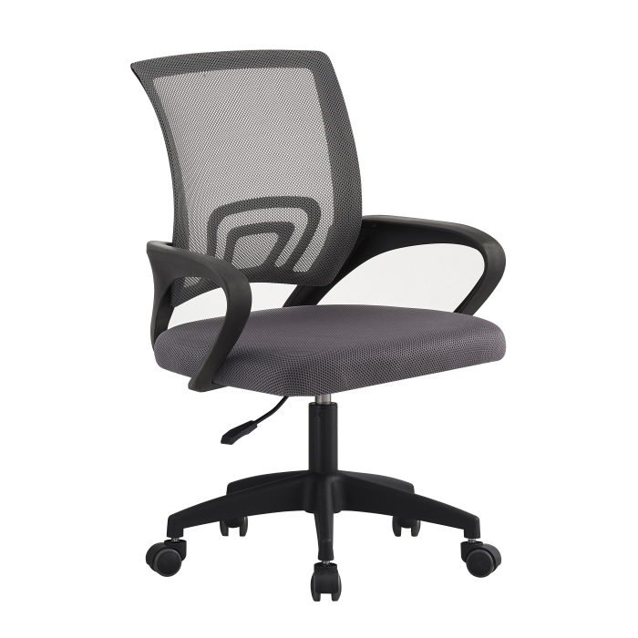 Для офиса и дома, Кресло компьютерное DC453 крестовина ЧЕРНАЯ