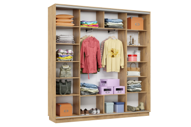 Шкаф-купе Премьер Лайт 33 (11;08;11) трехдверный