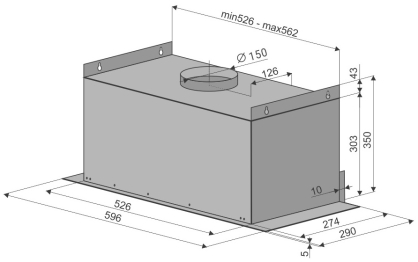 Кухонная вытяжка Navi Black Glass 60