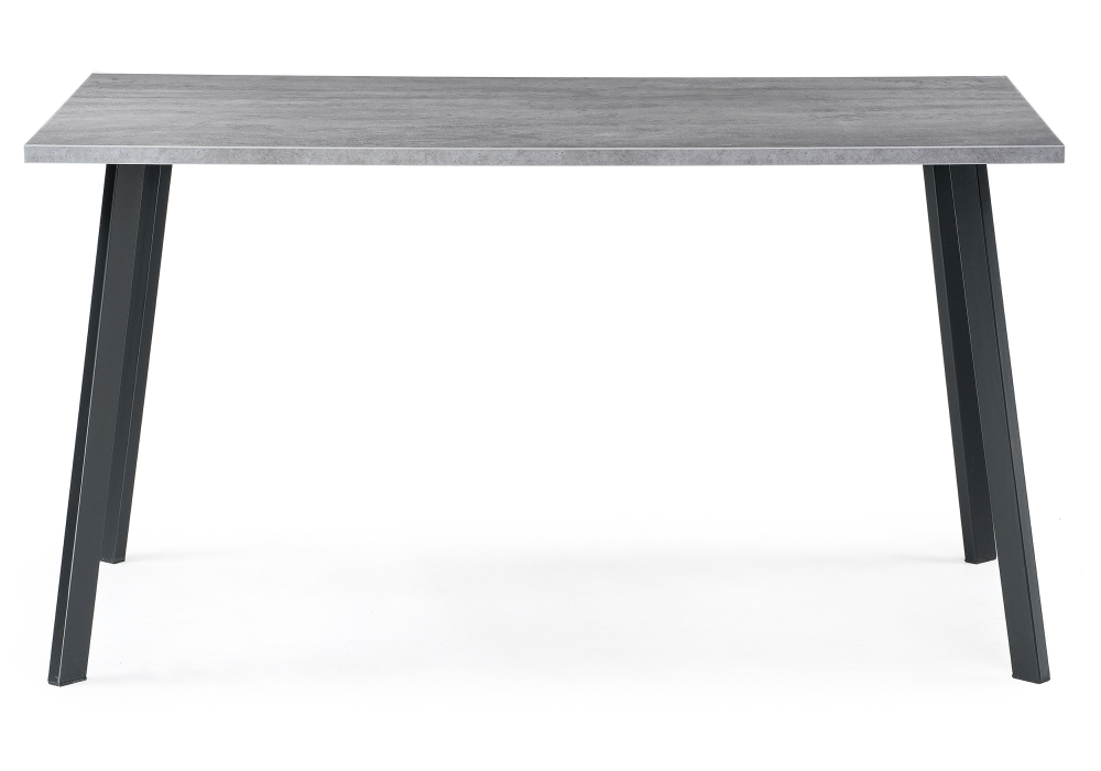 Обеденные столы, Стол деревянный Тринити Лофт 140 25 мм (матовый черный)