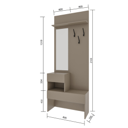 Прихожая Голд Бостон Вешалка В-1