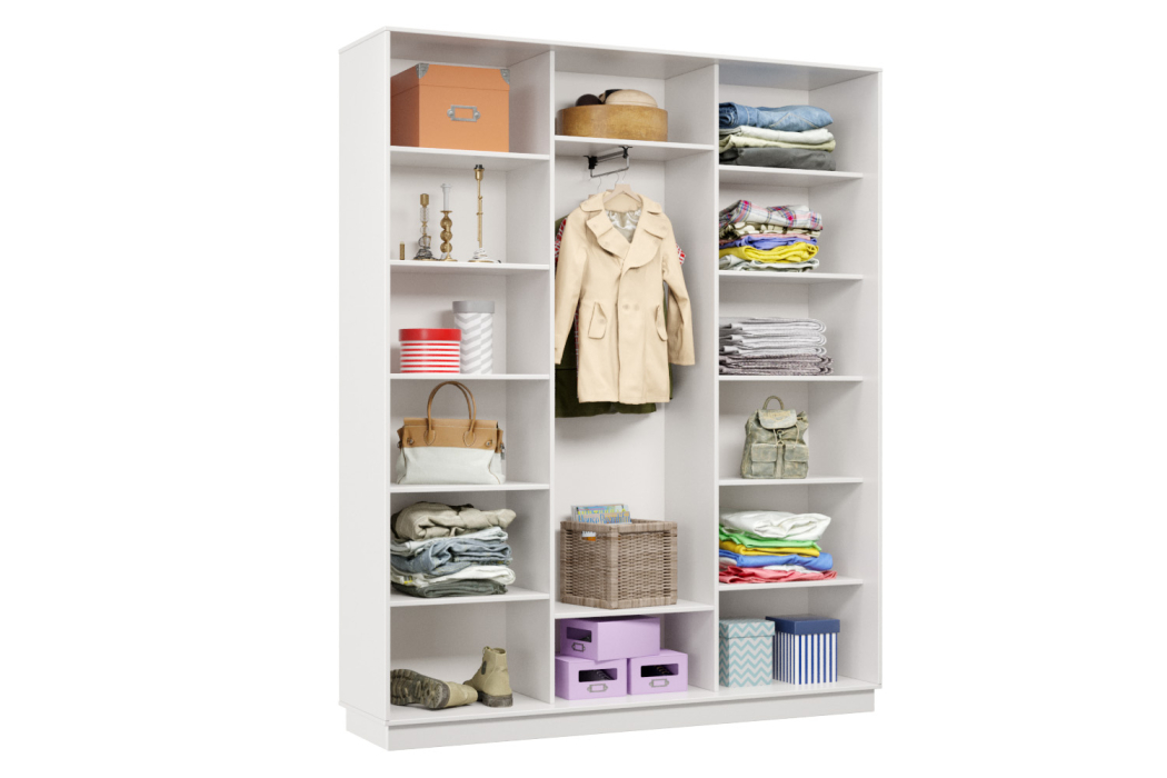 Шкафы-купе 3-х дверные, Шкаф-купе Премьер Лайт 29 (08;05;08) трехдверный