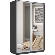 Шкафы-купе, Шкаф-купе Экспресс Экспенс дуо 2400 x 1600 x 600