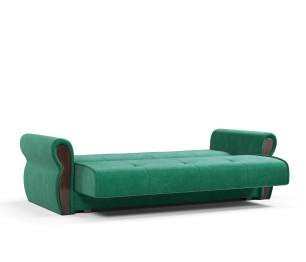 Диван-кровать прямой Делюкс книжка, велюр