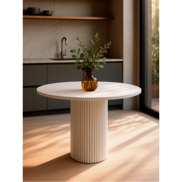 Стол Барел 110 (белые ноги)