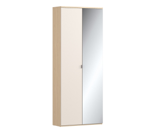 Шкаф 2 дверный Афина СБ-3313 Дуб Винченца/Кашемир серый