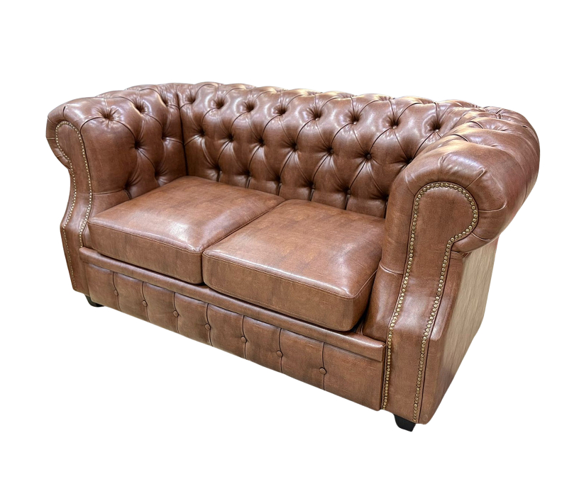 Диваны прямые, Диван Честер  Лофт 2-х местный, экокожа