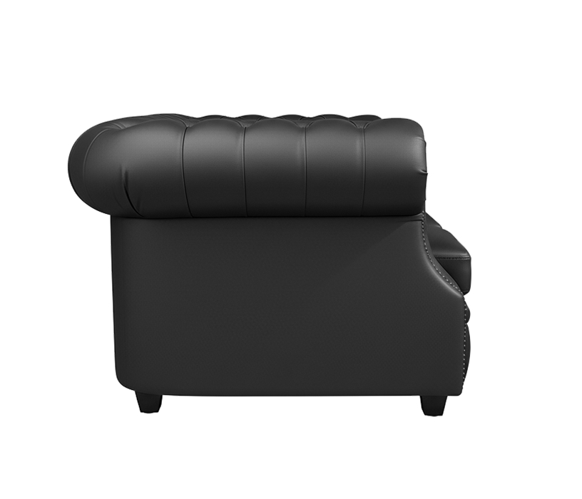 Дизайнерские диваны для гостиной, Диван Честер  Лофт 3-х местный, экокожа