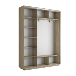 Шкаф-купе Экспресс 3-х дверный Фотопечать Ленты Стекла 240х45х220