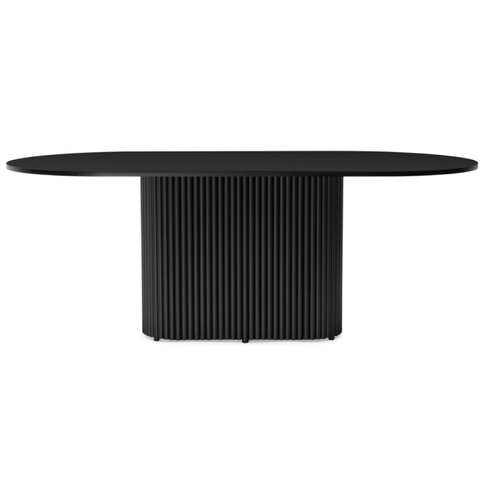 Обеденные столы, Стол Барон О 180 х 90 (черные ноги)