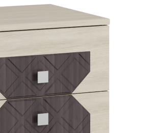 ЛДСП Тумба прикроватная НИКОЛЬ Ясень Шимо-Лиственница темная
