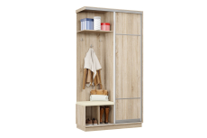 Прихожие, Прихожая Премьер 01 Лайт 08 Левая Мягкая