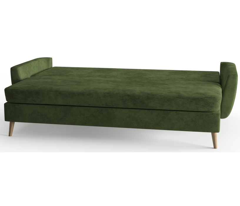 Диваны с ящиком для белья, Диван-кровать Норфолк, независимый пружинный блок, велюр