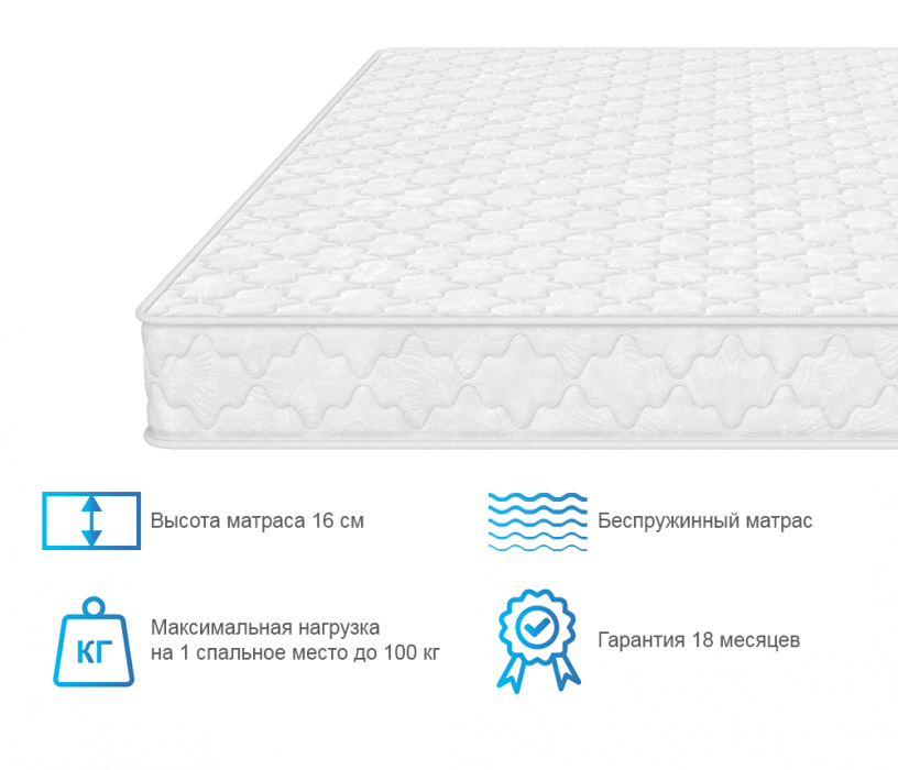 Другие размеры, Матрас ARMOS Brilliant Mousse (Jacgard) 160х190 см