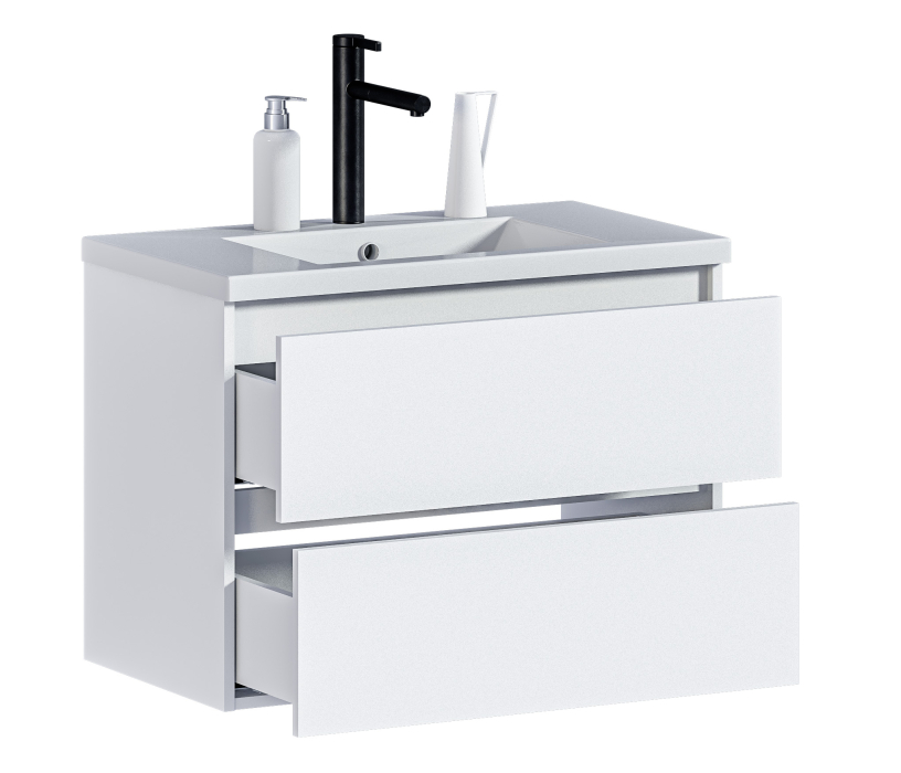 Тумбы в ванную комнату, Тумба Люкс СБ-3157 Белый