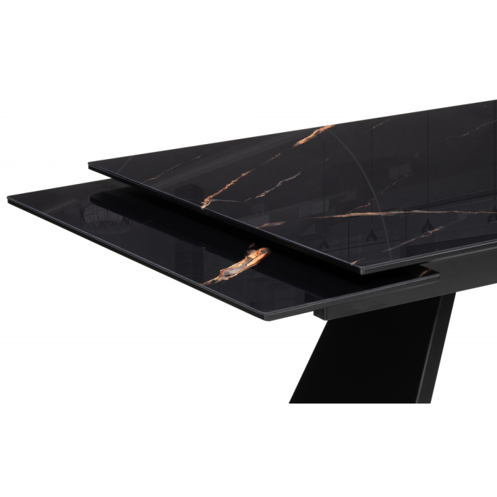 Обеденные столы, Стеклянный стол Хорсборо 140(200)х80х79