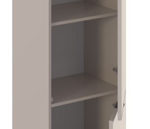 Набор для гостиной с двумя витринами Турин Кашемир серый/МДФ Кашемир