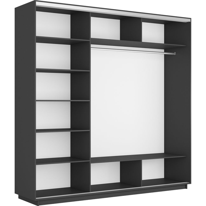 Шкафы-купе 3-х дверные, Шкаф-купе Экспресс 3-х дверный Фотопечать Шары Стекла 210х60х240