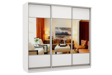 Шкаф-купе Премьер Лайт 64 (05;05;05) трехдверный