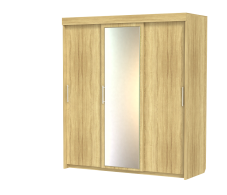 Шкафы-купе 3-х дверные, Шкаф-купе шк-20 3-х дверный с зеркалом