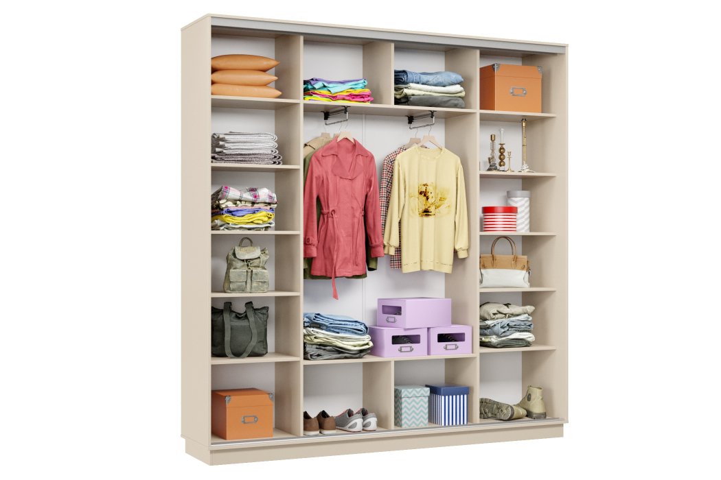 Шкафы-купе 3-х дверные, Шкаф-купе Премьер Лайт 35 (11;11;11) трехдверный