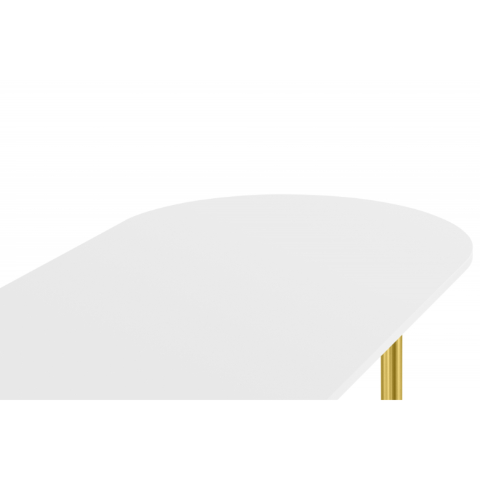 Обеденные столы, Стол Хьюго О 160 х 90 (золотые ноги)
