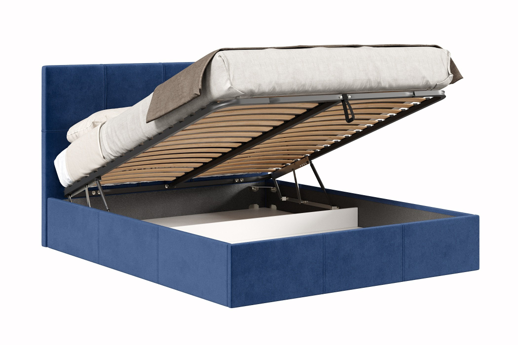 Мягкая кровать, Кровать Марсель 1600 с подъёмным механизмом