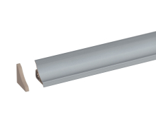 Аксессуары для кухни, Плинтус для столешниц "алюминий сатин" 3м LB-23-611 KORNER