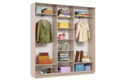 Шкаф-купе Премьер Лайт 41 (11;08;11) трехдверный