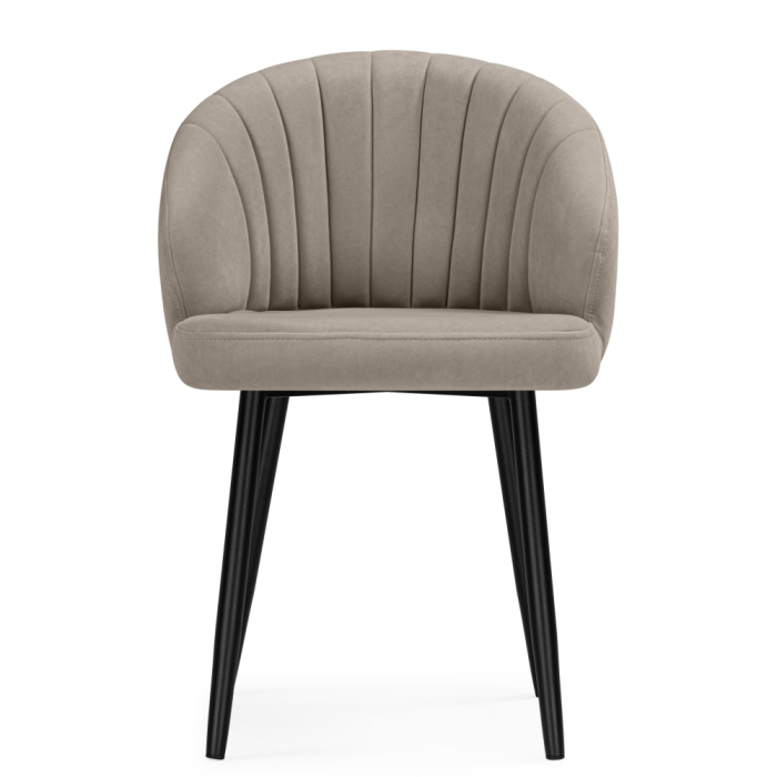 Стулья, Стул на металлокаркасе Бэнбу некрутящийся marseille (чёрный)