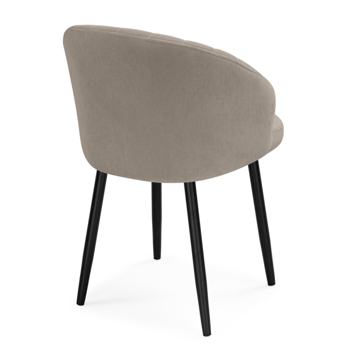 Стулья, Стул на металлокаркасе Бэнбу некрутящийся marseille (чёрный)