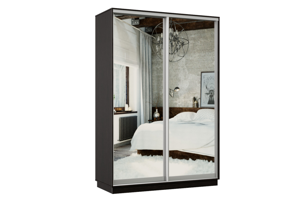 Шкафы-купе, Шкаф-купе Премьер Лайт 04 (01;01) двухдверный