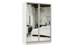 Шкафы-купе, Шкаф-купе Премьер Лайт 10 (01;01) двухдверный