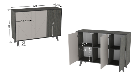 Шкаф Хагги М 